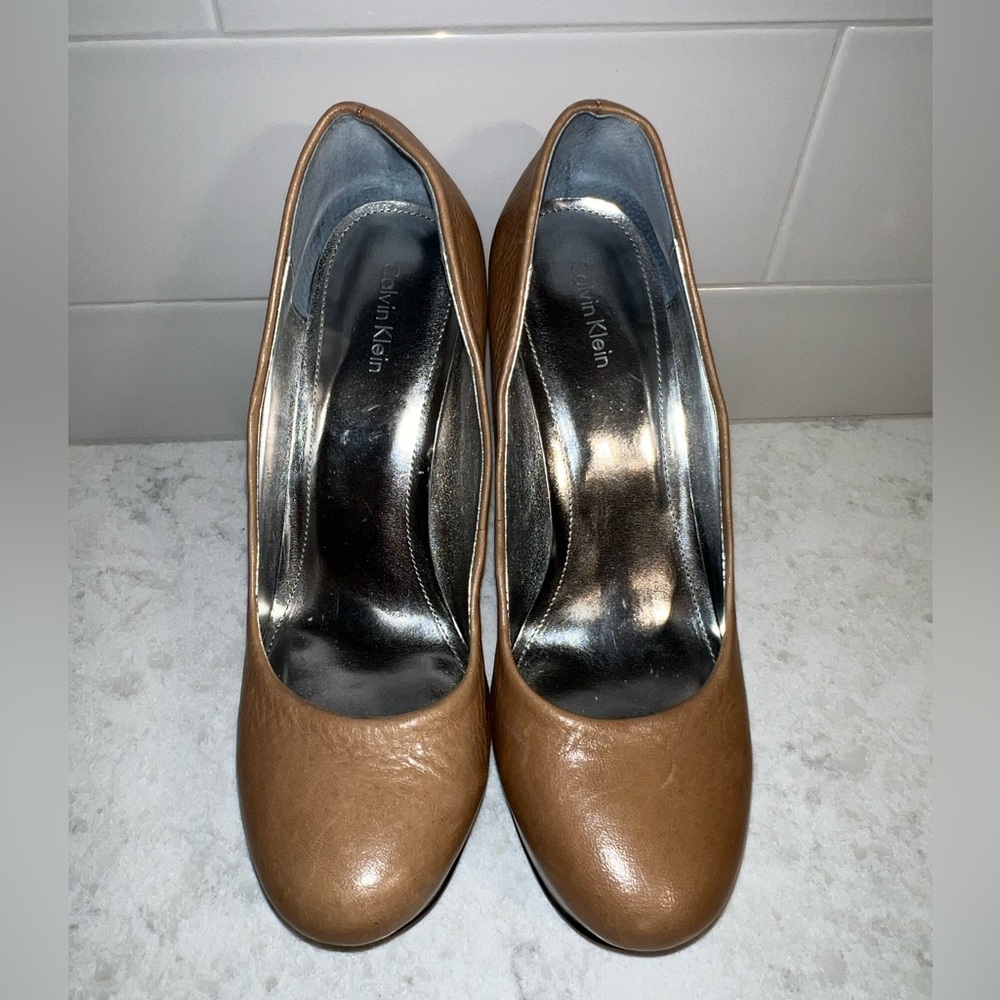 Calvin Klein Carley Nude Heels